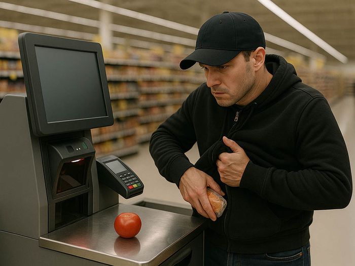 Self-checkout theft