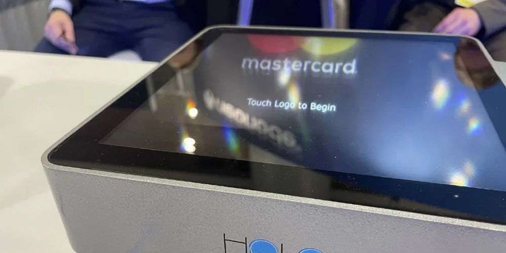 Holografische Mastercard POS