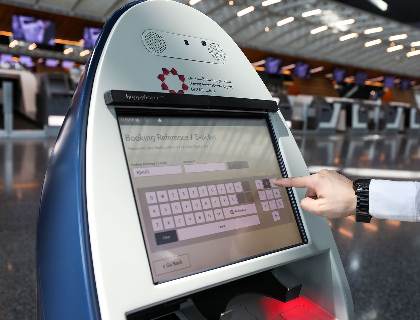 Touchless at Qatar's Hamad Airport